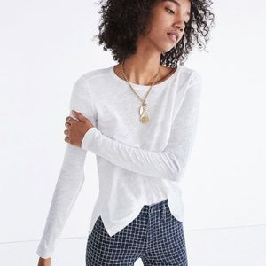 Burnt Orange Madewell Long Sleeve Top